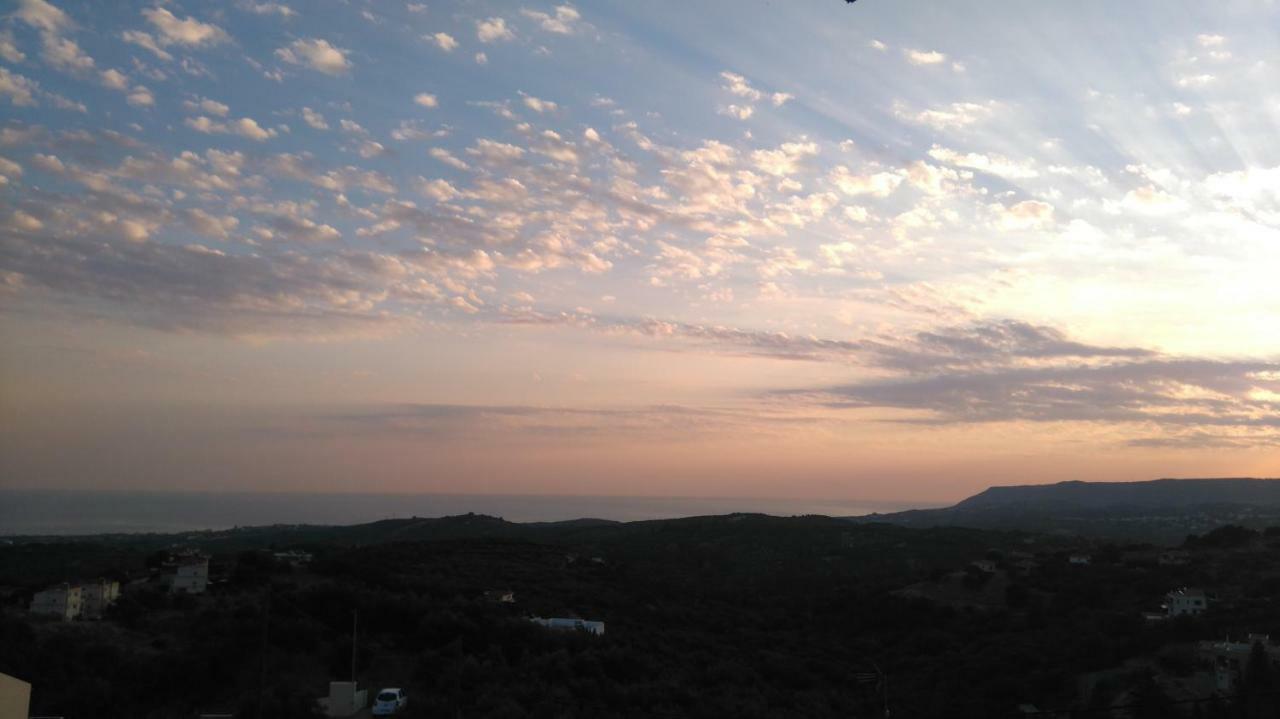360 Panorama House - Gazing At Horizon And The Stars Of The Galaxy In The Night - Fresh Cool Breeze Most Of The Time - Just 7 Min From The Beach Kournas Екстер'єр фото