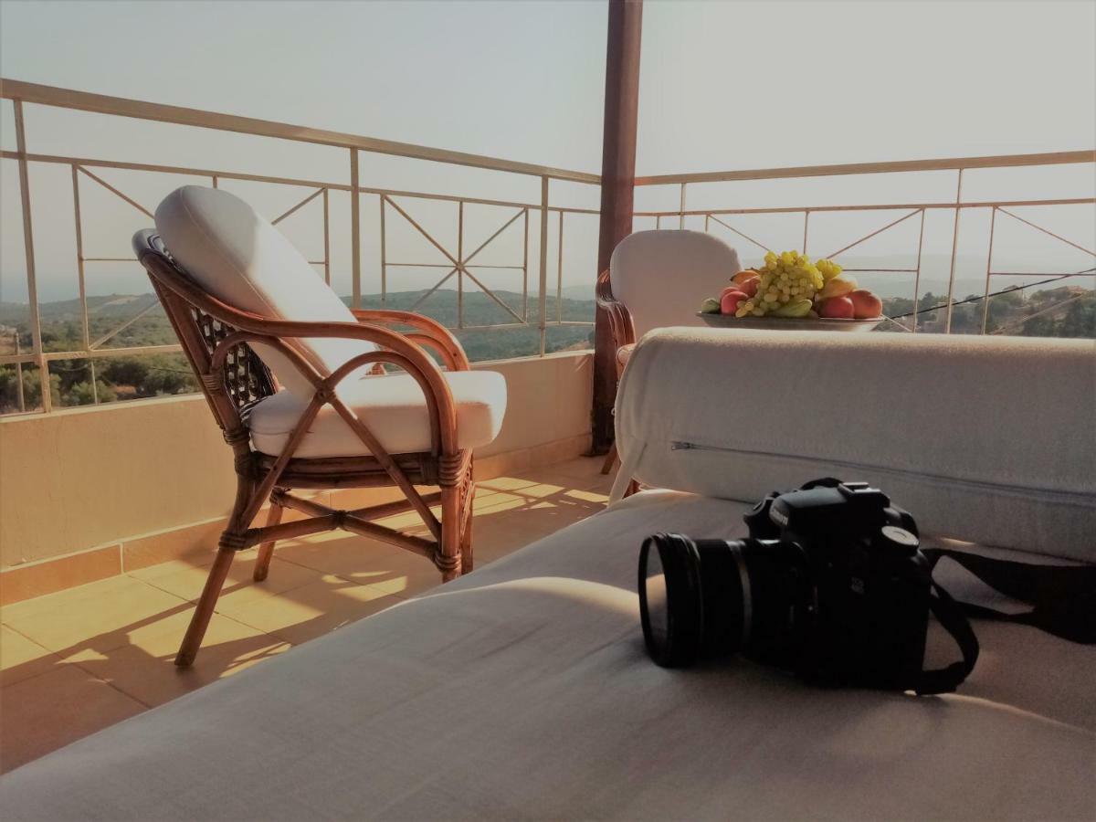 360 Panorama House - Gazing At Horizon And The Stars Of The Galaxy In The Night - Fresh Cool Breeze Most Of The Time - Just 7 Min From The Beach Kournas Екстер'єр фото