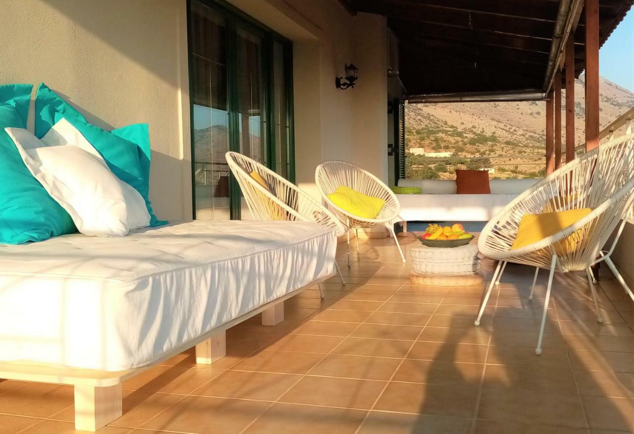 360 Panorama House - Gazing At Horizon And The Stars Of The Galaxy In The Night - Fresh Cool Breeze Most Of The Time - Just 7 Min From The Beach Kournas Екстер'єр фото