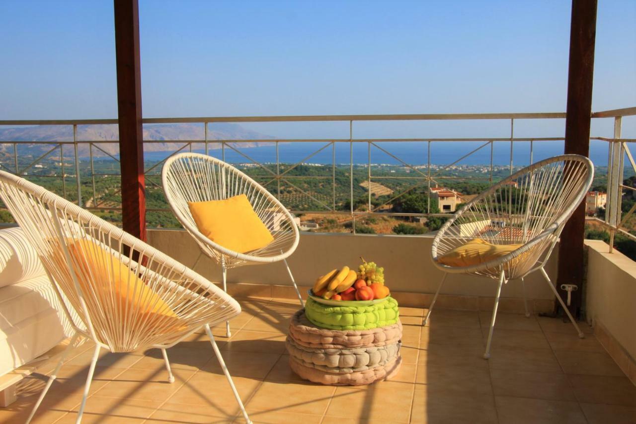 360 Panorama House - Gazing At Horizon And The Stars Of The Galaxy In The Night - Fresh Cool Breeze Most Of The Time - Just 7 Min From The Beach Kournas Екстер'єр фото