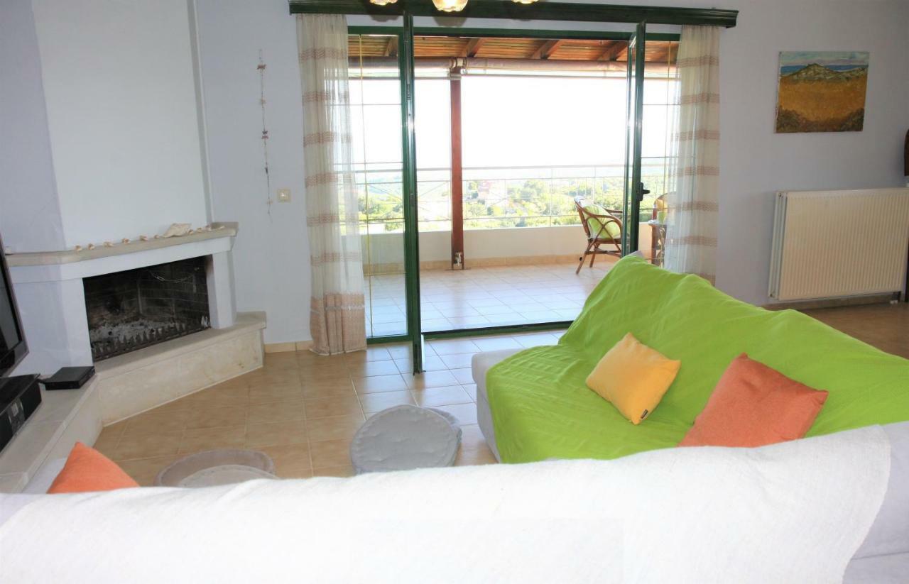 360 Panorama House - Gazing At Horizon And The Stars Of The Galaxy In The Night - Fresh Cool Breeze Most Of The Time - Just 7 Min From The Beach Kournas Екстер'єр фото