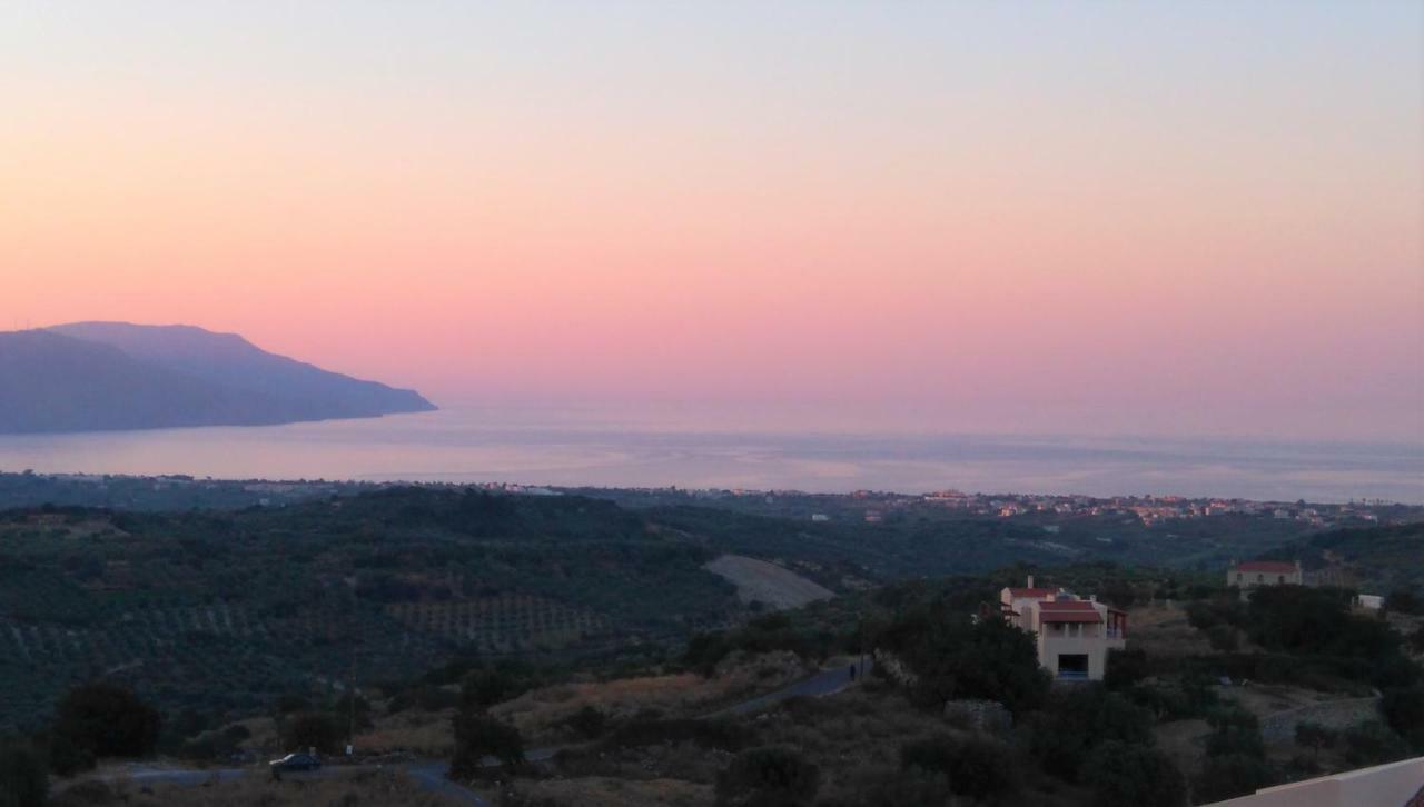 360 Panorama House - Gazing At Horizon And The Stars Of The Galaxy In The Night - Fresh Cool Breeze Most Of The Time - Just 7 Min From The Beach Kournas Екстер'єр фото